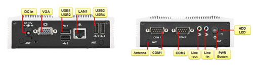 Ark Ultra Slim Palm Size Fanless Embedded Box Pc